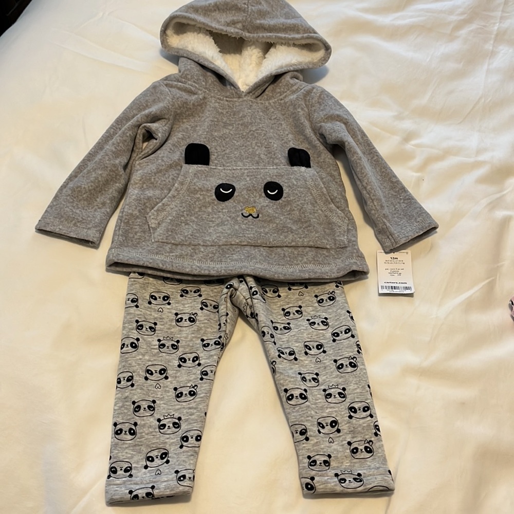 Carters baby girl panda outfit bundle - Picture 14 of 16